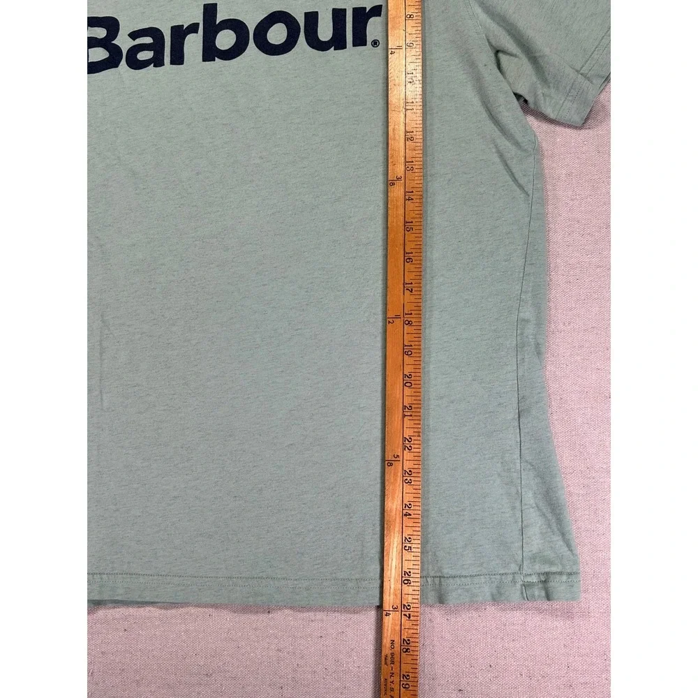 BARBOUR Men's Medium Spell Out T-Shirt Short Sleeve‎ Tee